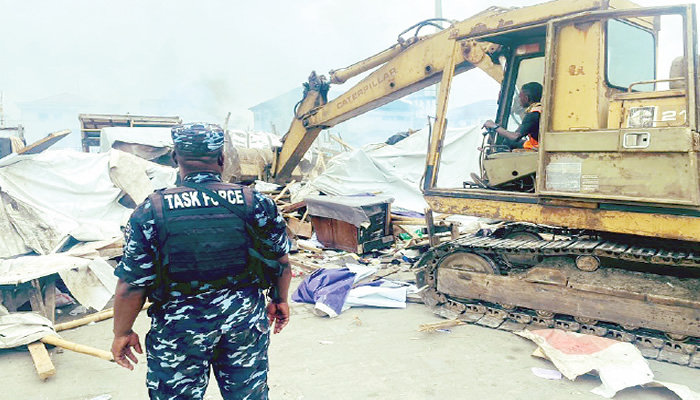 DEMOLITION SCENE Lagos-Calabar Coastal Road Project Revs Up With Demolition, Starting Tomorrow