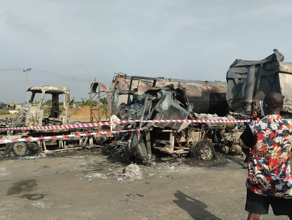 image 18 Five Confirmed Dead, 70 Cars Burnt in Port Harcourt, Nigeria Tanker Explosion