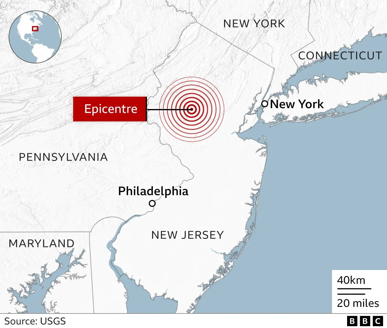 new york New York and Beyond Rattled by Rare East Coast Earthquake