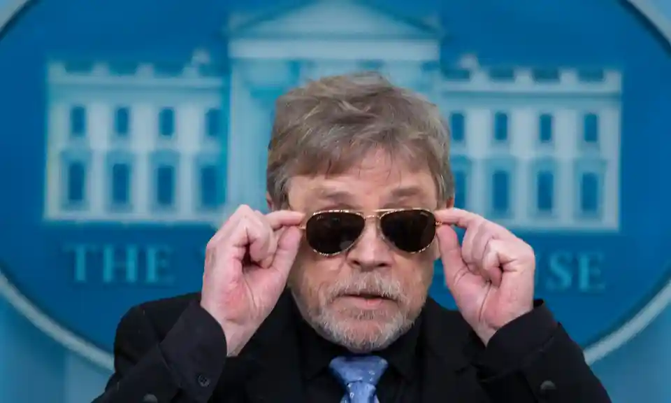 4BD66950 DECA 453D 876F 379D760A798B Star Wars’ Mark Hamill hails ‘Joe-B-Wan Kenobi’ after White House meeting