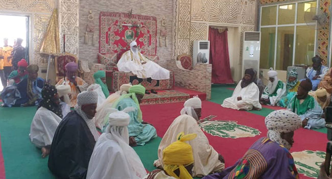 image 125 Emir Sanusi Returns To Palace After Reinstatement