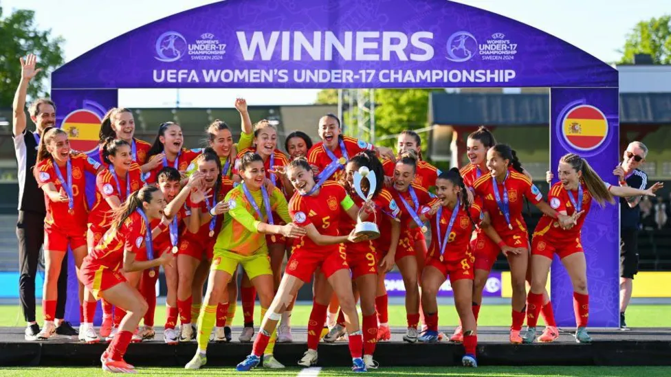 image 73 Spain thrash England to win Women's Under-17 Euros