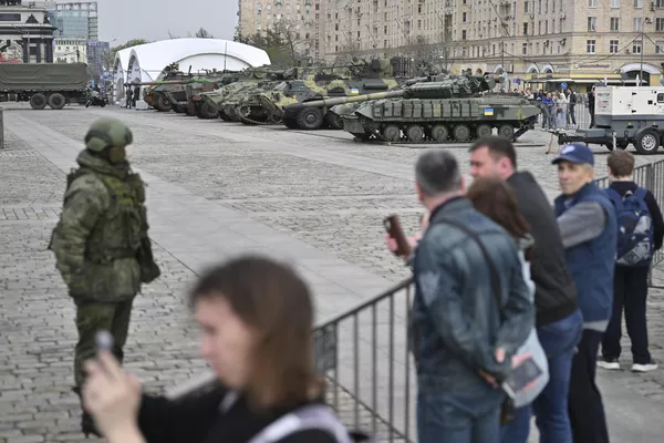 image 8 Russia Cracks NATO’s Illusion of Might With Display of Captured Military Hardware at Victory Park