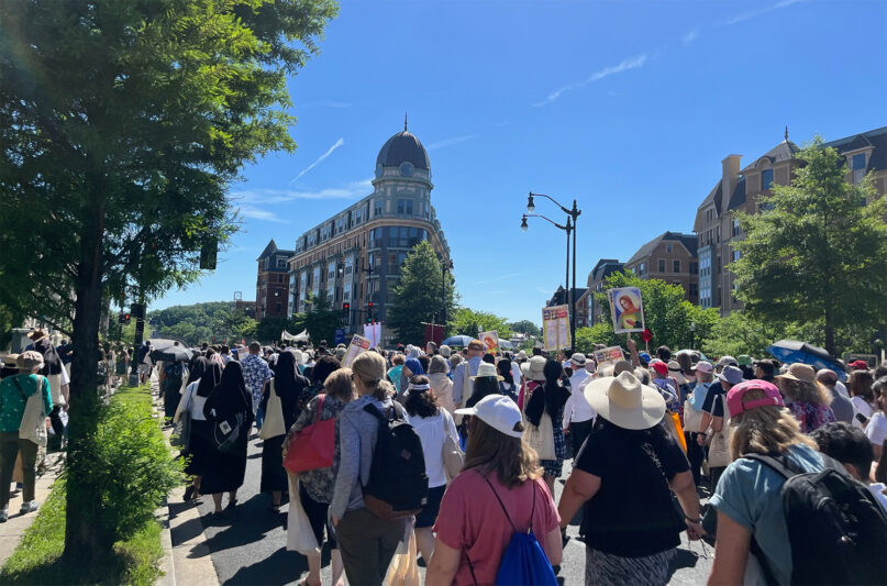 image 109 National Eucharistic Pilgrimage passes through Washington, draws fervent Catholics