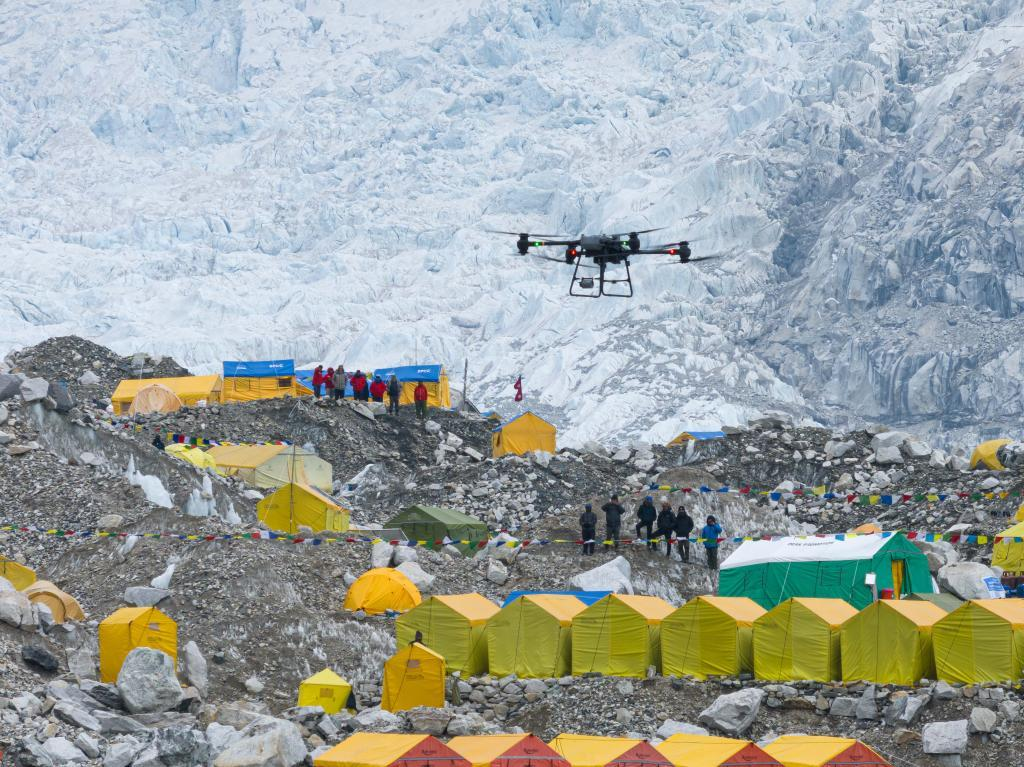 image 46 DJI makes world's 1st successful drone delivery tests on Mt. Qomolangma