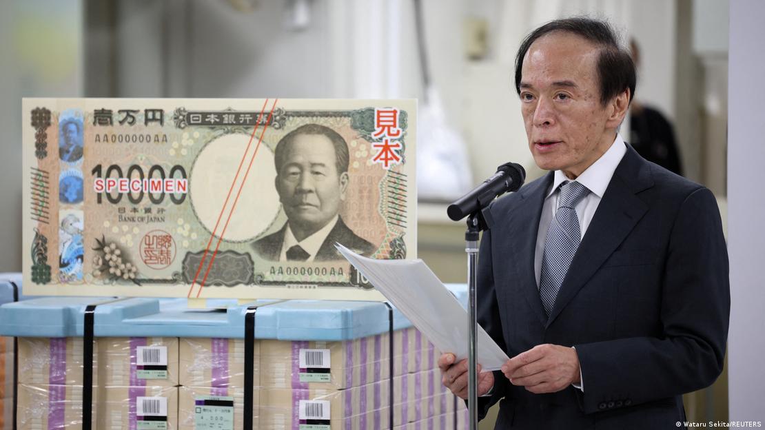 bank of japan governor Bank of Japan issues new banknotes after decades of using old notes