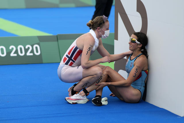 17915BEA C21D 4483 9883 4CD5C6A896DE Belgium withdraws from mixed relay triathlon after athlete who swam in Seine River falls is a ill