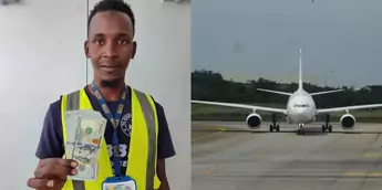 27193919 EA8D 4B0B 88EB 73A78A190646 Kano, Nigeria - In a heartwarming gesture, a cleaner at the Kano airport has returned $10,000 that was left on an aircraft. The cleaner, identified as Aminu Abubakar, found the money while cleaning the plane on Wednesday.