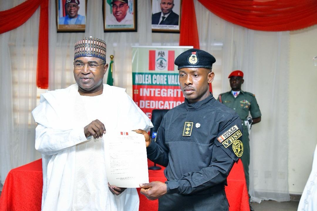 4C1182E9 7778 4572 9416 00F3DEDF1269 Lagos, Nigeria - The National Drug Law Enforcement Agency (NDLEA) has promoted eight of its officers for their exceptional performance in busting a major drug smuggling operation.