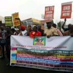 “Protest Escalates: Heavy Security Presence as Commercial Activities Partially Paralyzed in Ogun”