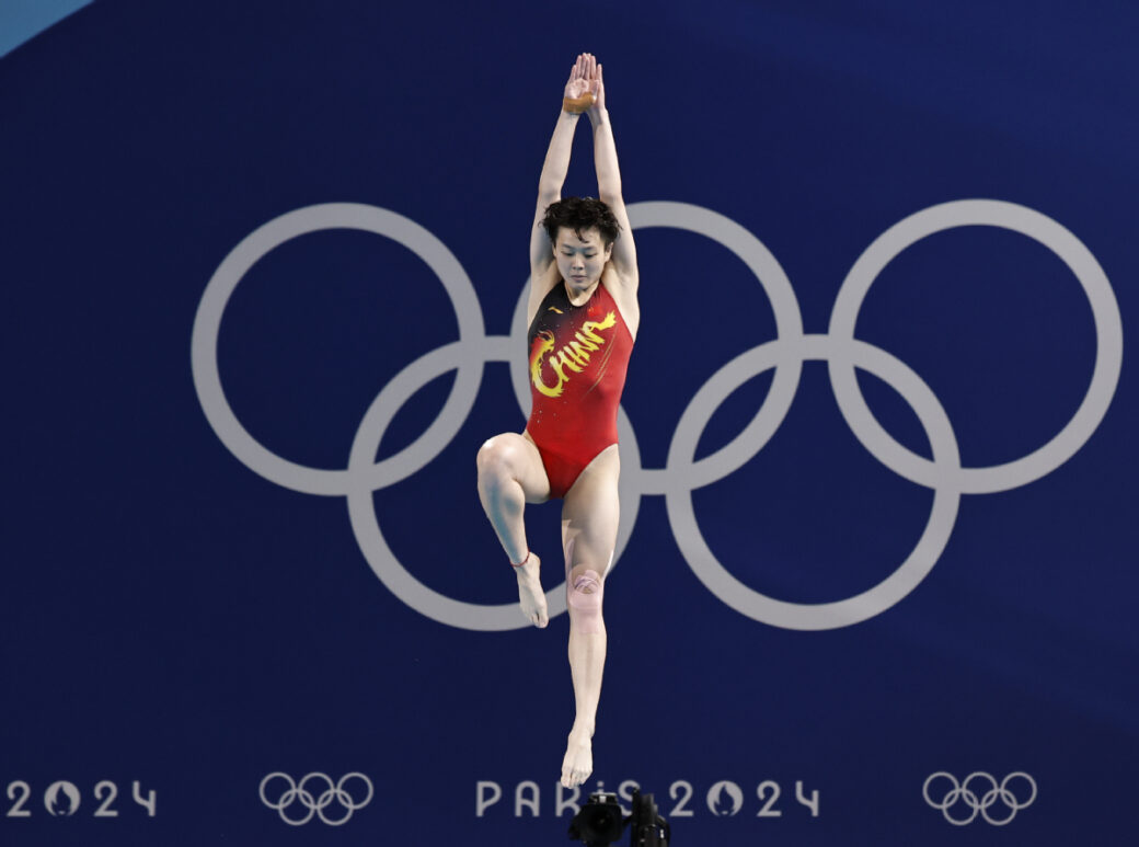 8D8AB029 6D42 4AAC 9BE6 140EC608C4BE Chinese diver Chen Yiwen wins women's 4m springboard at Paris Olympic Games