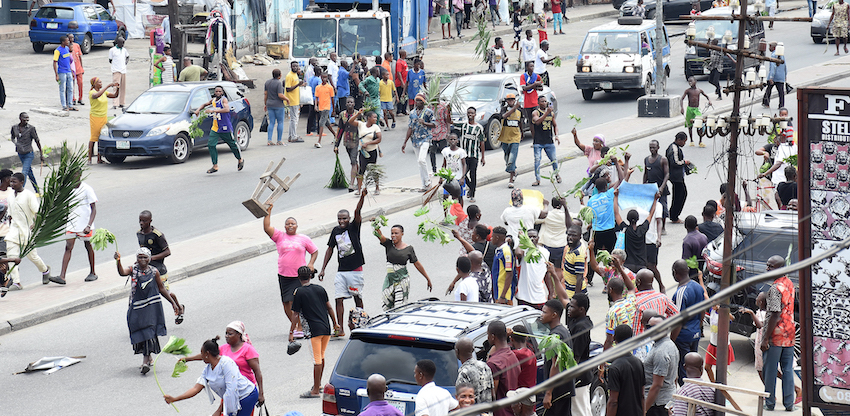 43CB67C2 EEEE 45A5 9602 7612037E6DAA EndBadGovernance Protesters Condemn FG's Arrest Order as a Threat to Democracy