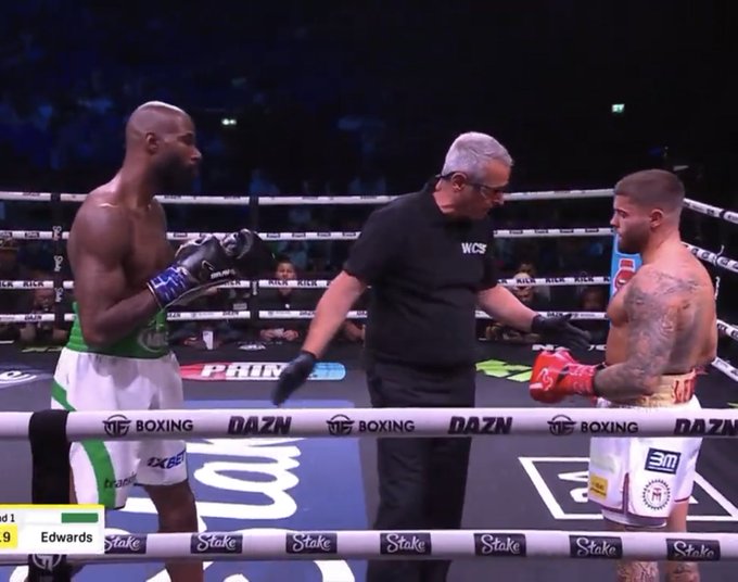 C1B3FA82 B215 41E3 8771 FA3ABFDFC3D5 Ex-BBNaija Star Mike Edwards Triumphs in Boxing Debut