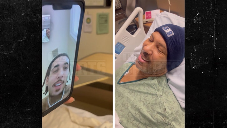 LaVar Ball FaceTimed Gelo, Heartfelt Convo Over Rap Career From Hospital Bed lavar-ball-liangelo-ball-kal-04-14-2025
