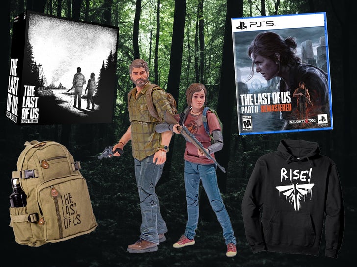 Merchandise Related To The Last Of Us TV Show And Video Games