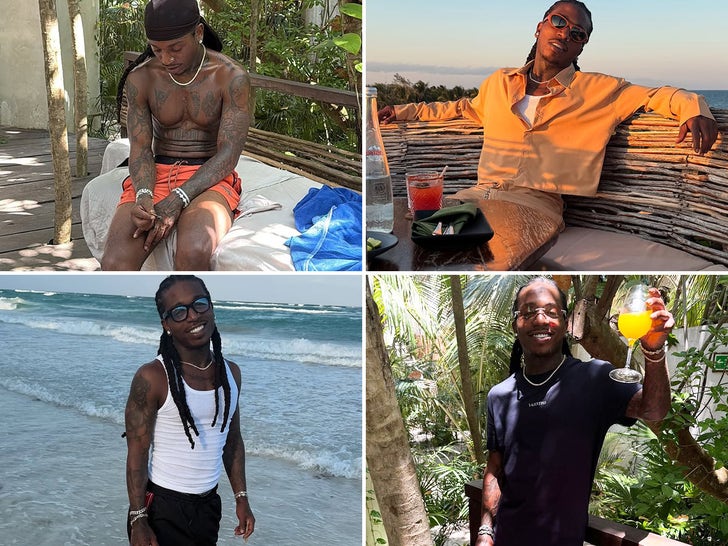 Jacquees Livin' It Up On His Tulum Getaway