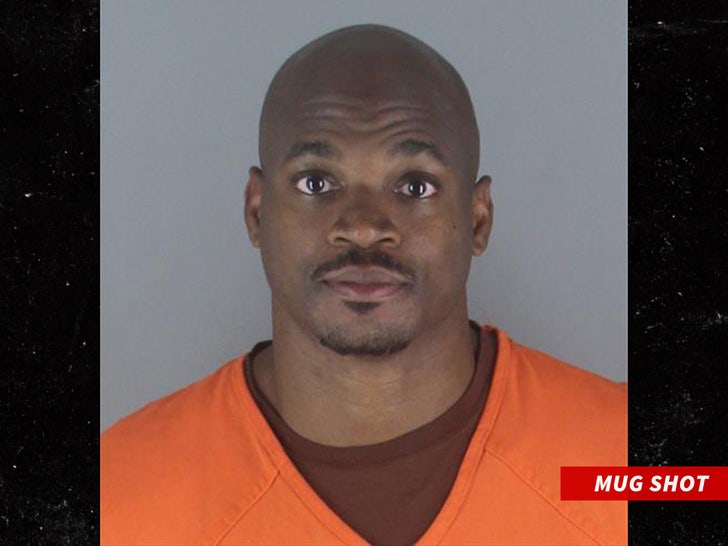 Adrian Peterson Hennepin County Jail mug shot sub swipe