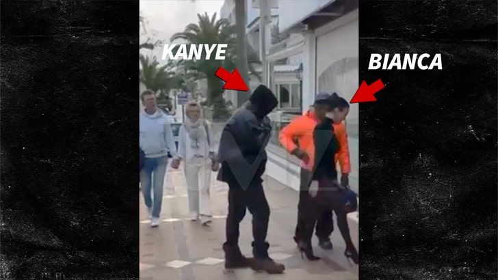 Kanye West, Bianca Censori Look Like They're Back Together After Dinner Date kanye-bianca-04-19-2025