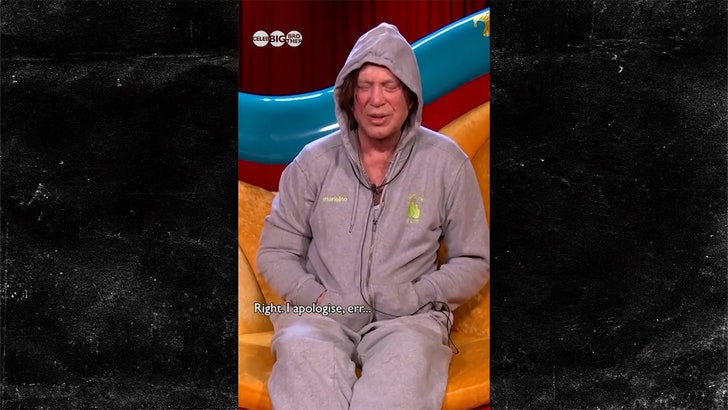 Mickey Rourke Gets Formal Warning on 'Celebrity Big Brother' for Gay Slur 040925_mickey_rourke-kal