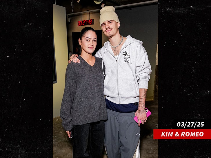 kim turnball romeo beckham sub getty swipe