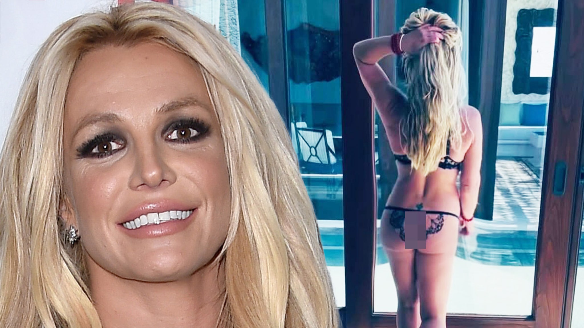 Britney Spears Strips Down to Skimpy Lingerie on Mexico Vacation