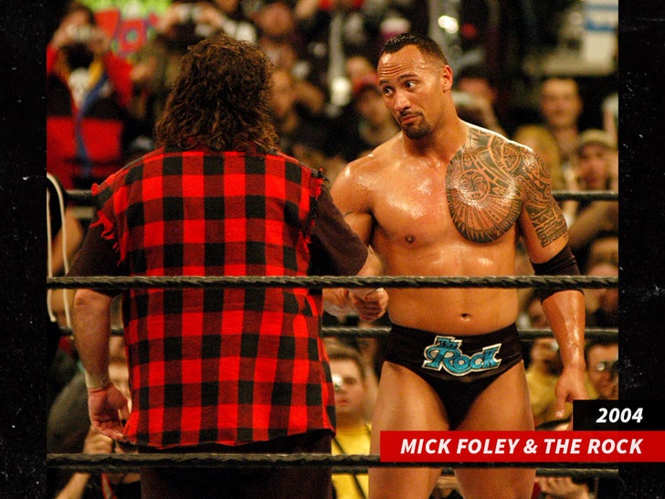 mick foley the rock wrestlemania xx sub getty swipe