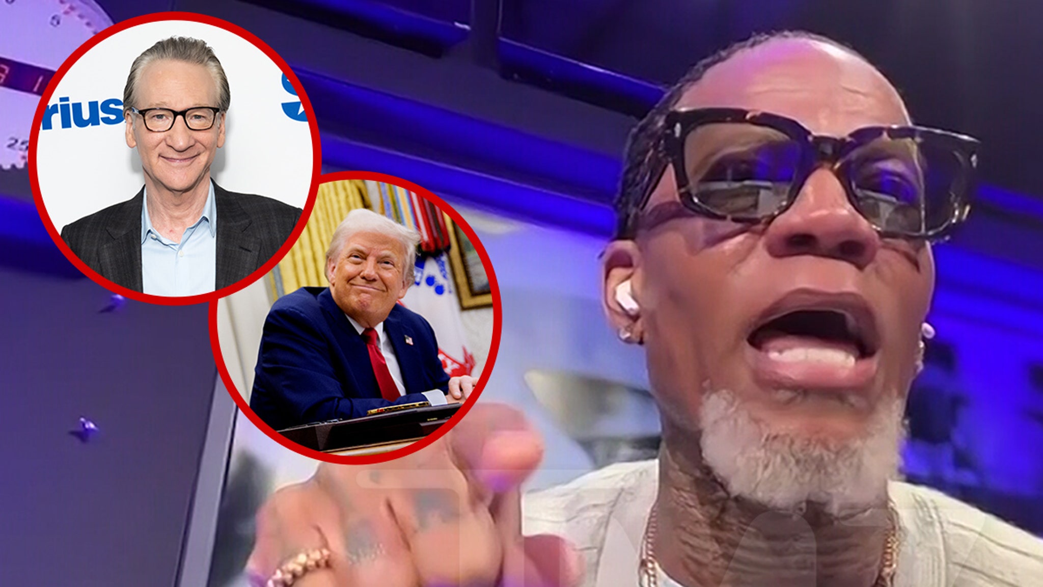 D.L. Hughley Rips Bill Maher for Visiting President Trump at White House