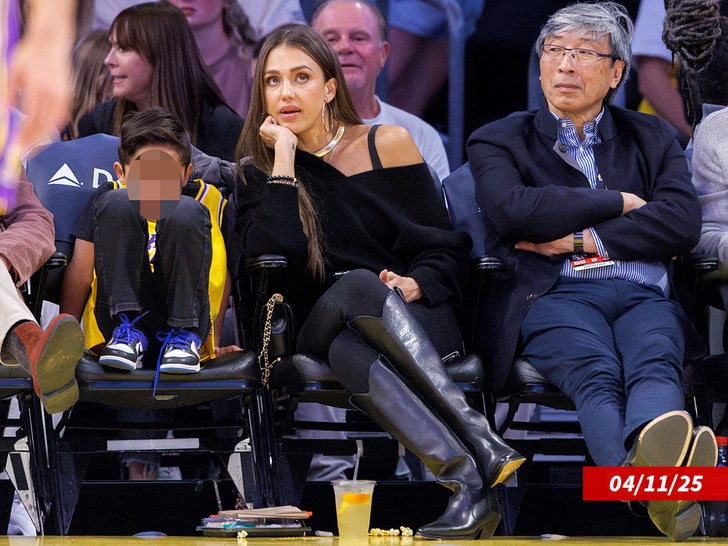 jessica alba lakers game sub getty swipe