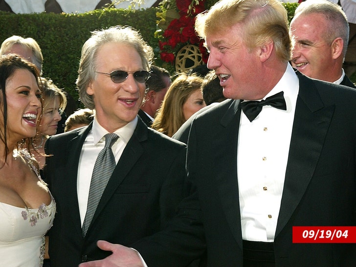 bill maher donald trump 2004 getty