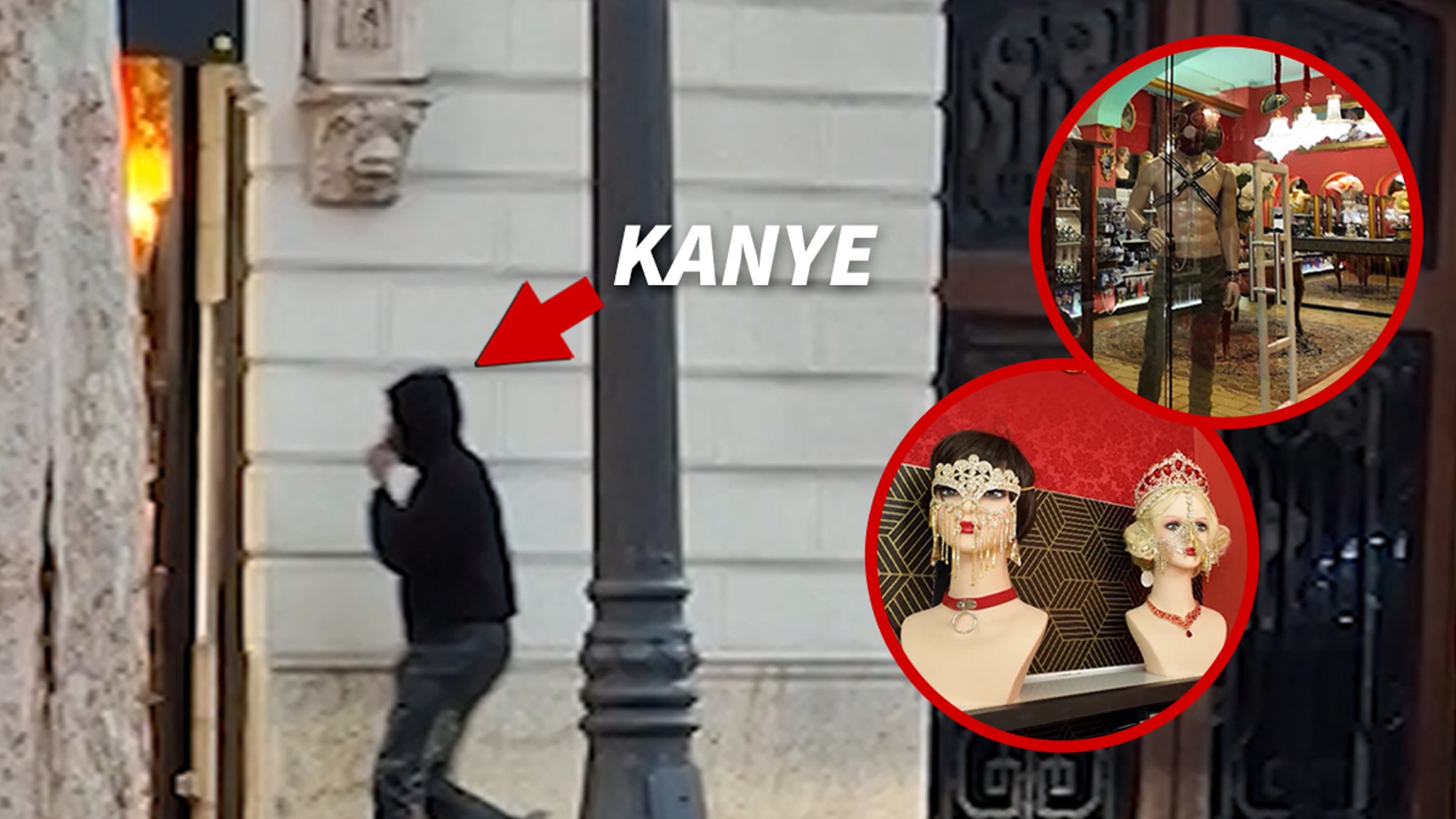 Kanye West Shops at Sex Store in Spain After Getting Back With Bianca Censori