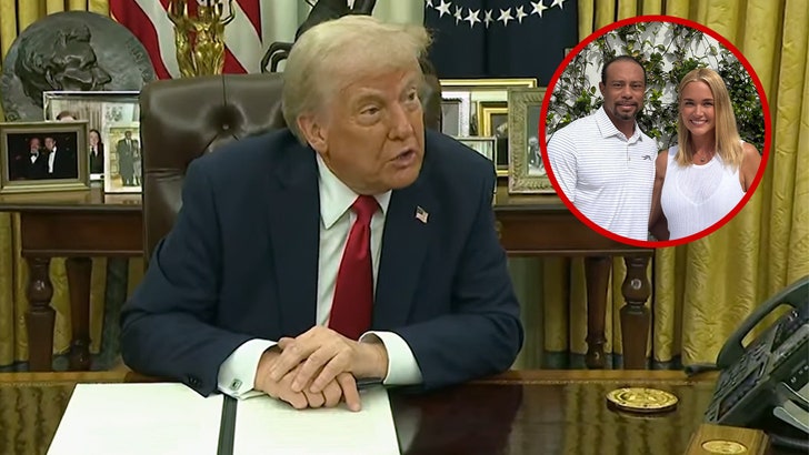 'SNL' Creates 'White Lotus' Spoof With Donald Trump Twist 033125_donald_trump_tiger_vanessa_kal_v2