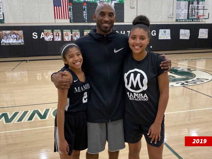 Azzi Fudd and gigi bryant kobe bryant 2019 2