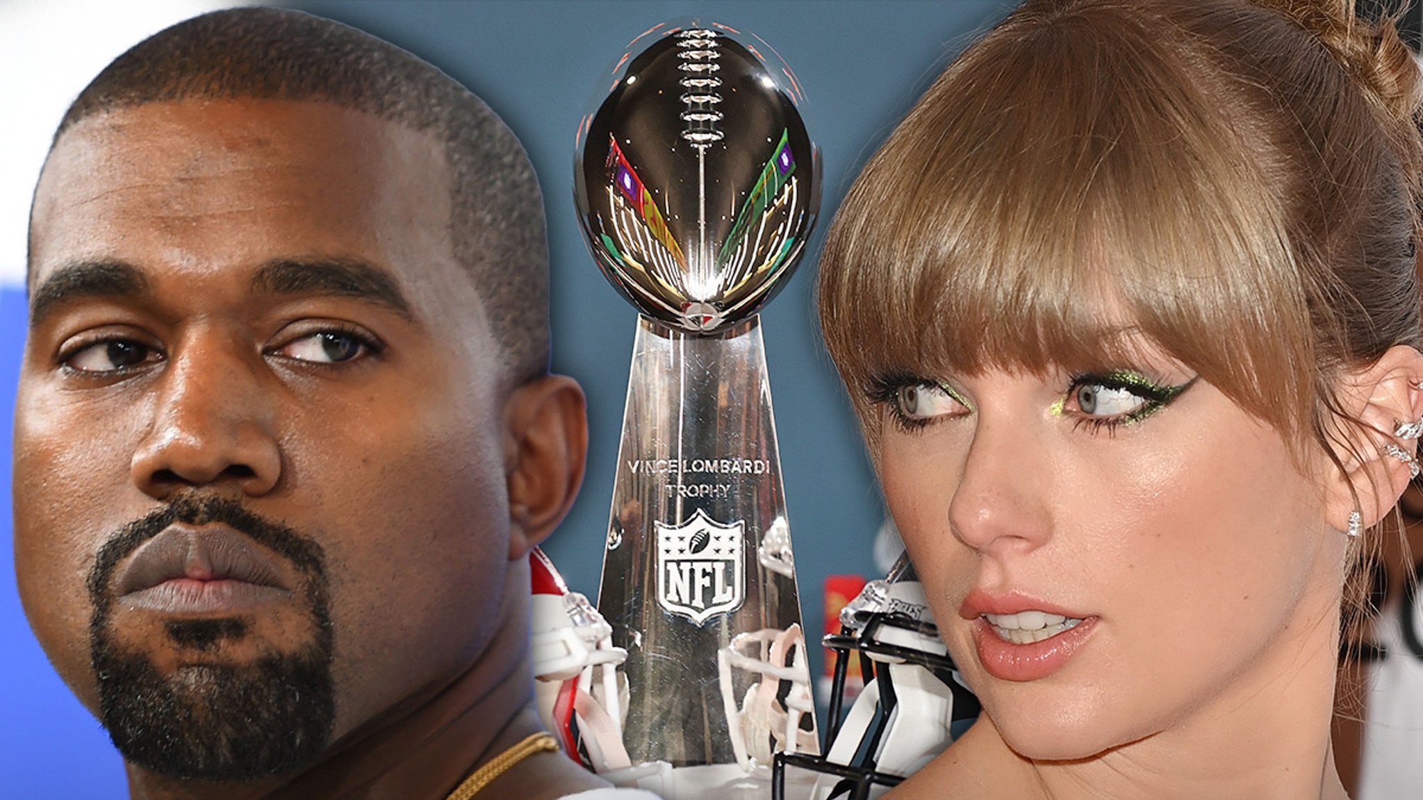 Kanye West Says Taylor Swift Is Why He's Not Allowed to Perform at Super Bowl