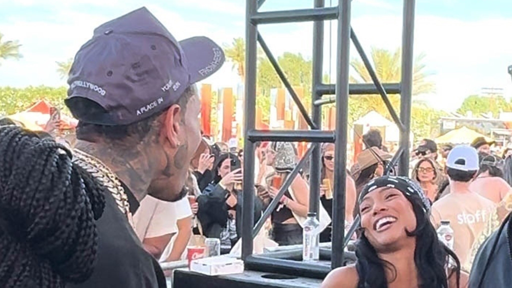 Chris Brown and Karrueche Tran Reunite at Coachella Years After Restraining Order