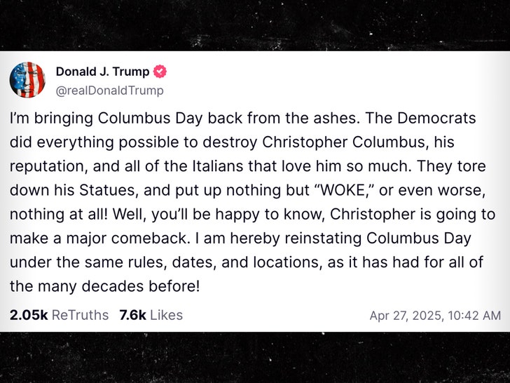 donald-trump-christopher-columbus-post-truthsocial-1