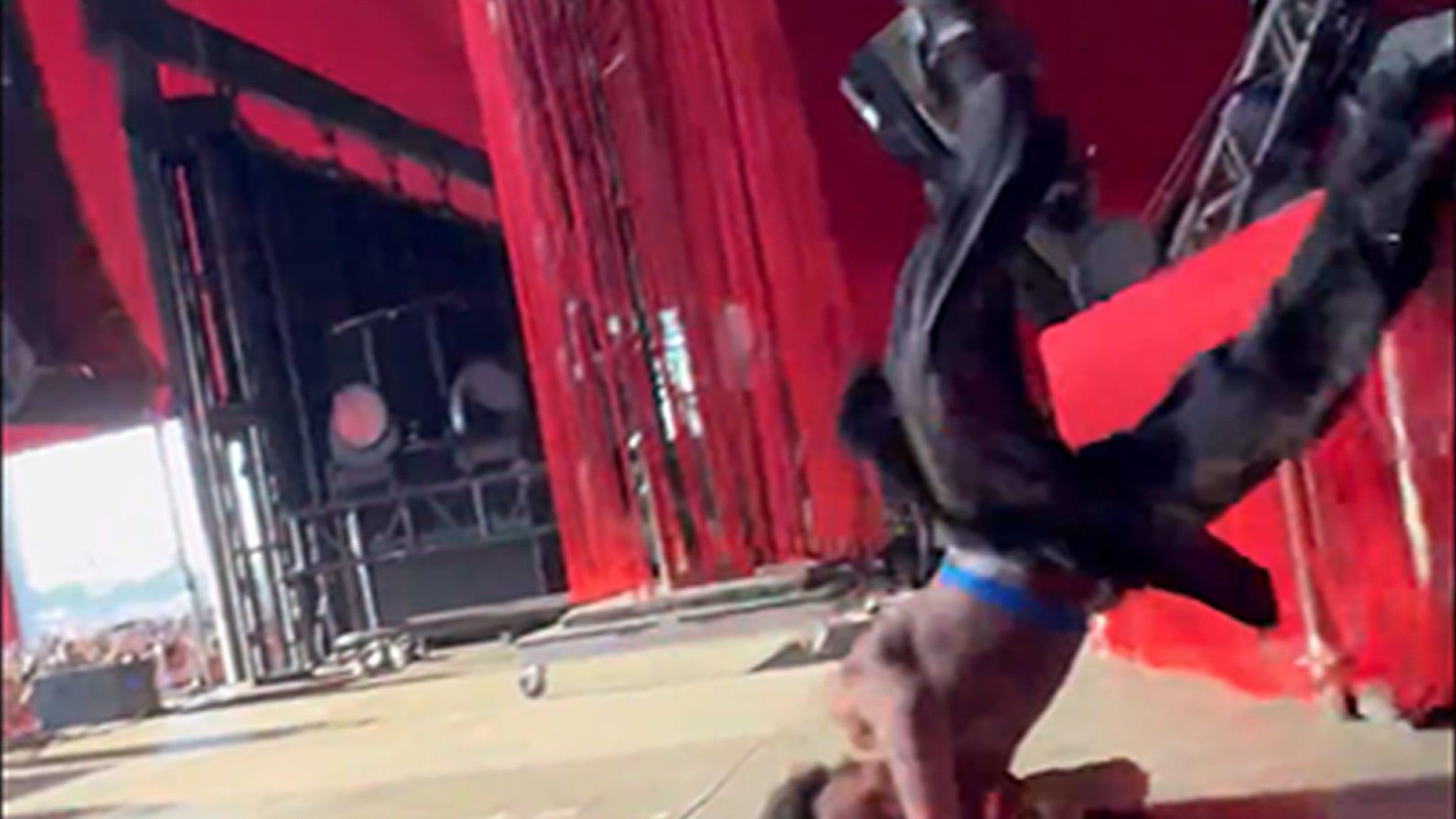 Singer d4vd Fails Backflip On Coachella Stage, Faceplants Hard