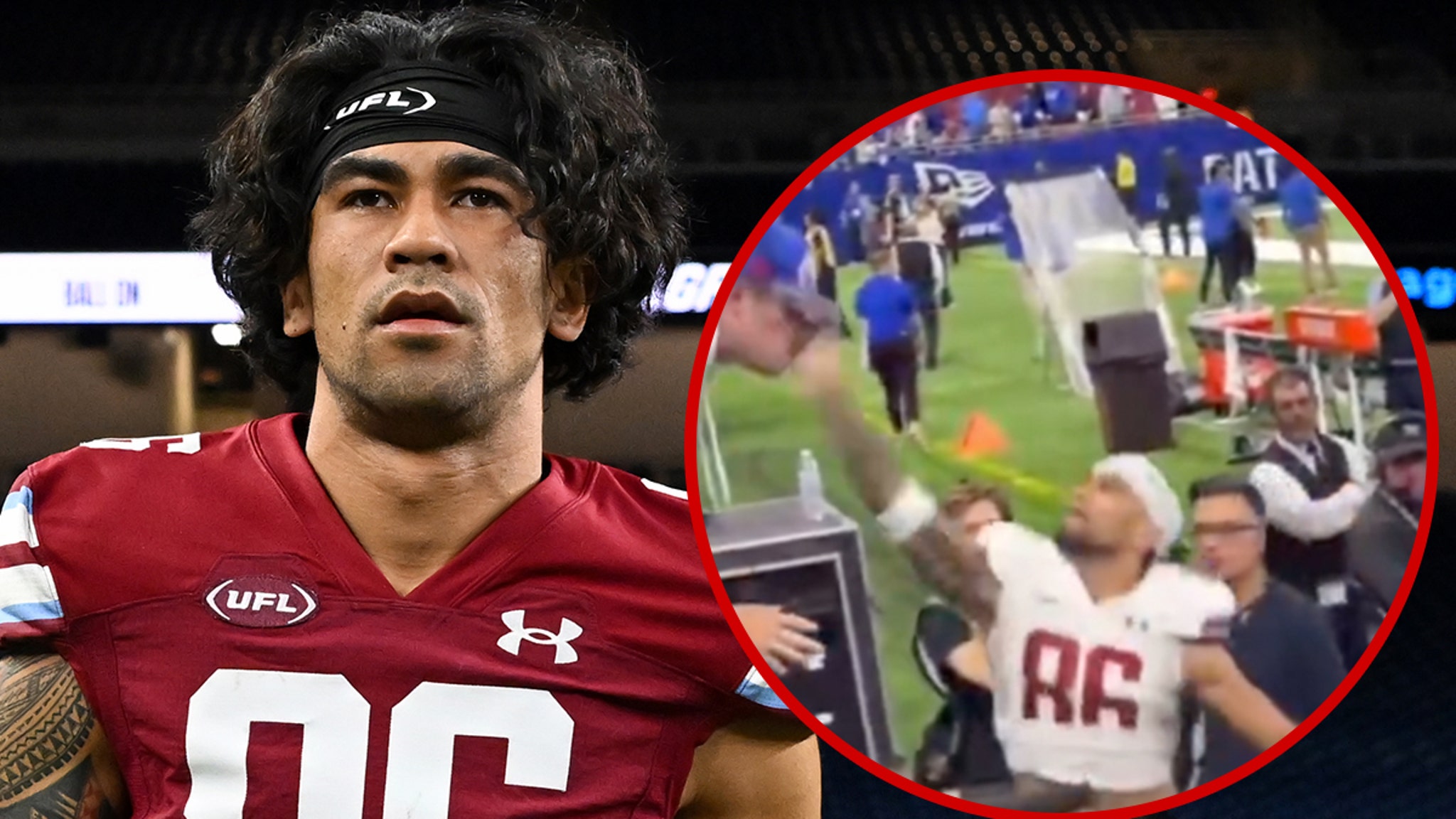 Puka Nacua's Brother Slaps Fan at UFL Game, Police Investigating