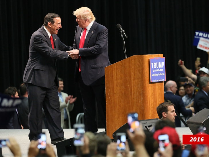 trump and darrell issa getty 1