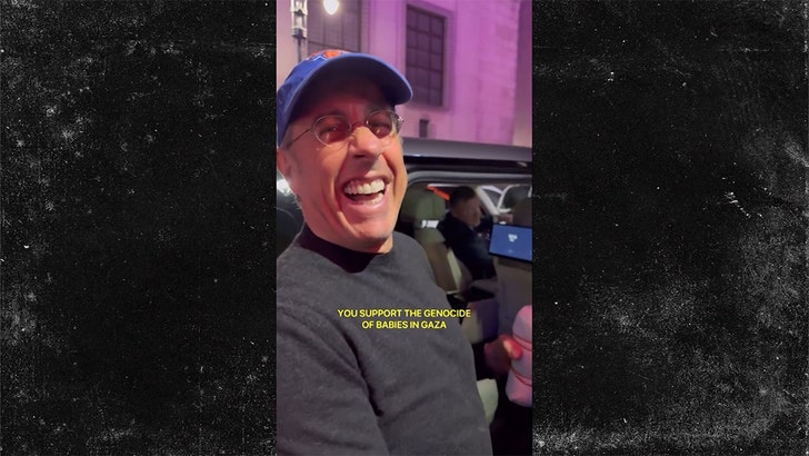 Jerry Seinfeld Confronted by Pro-Palestine Activist, Laughs in Their Face, on Video jerry-seinfeld-kal-05-14-2025