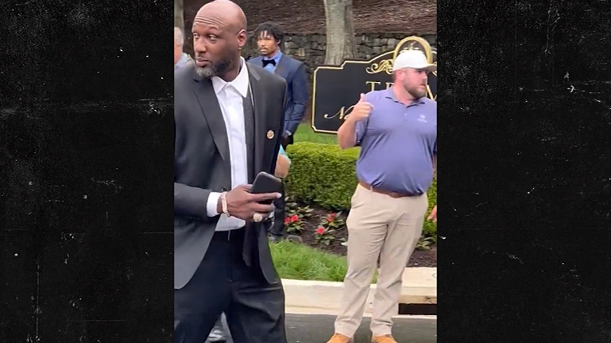 Lamar Odom Booed, Heckled For Attending Donald Trump Crypto Dinner