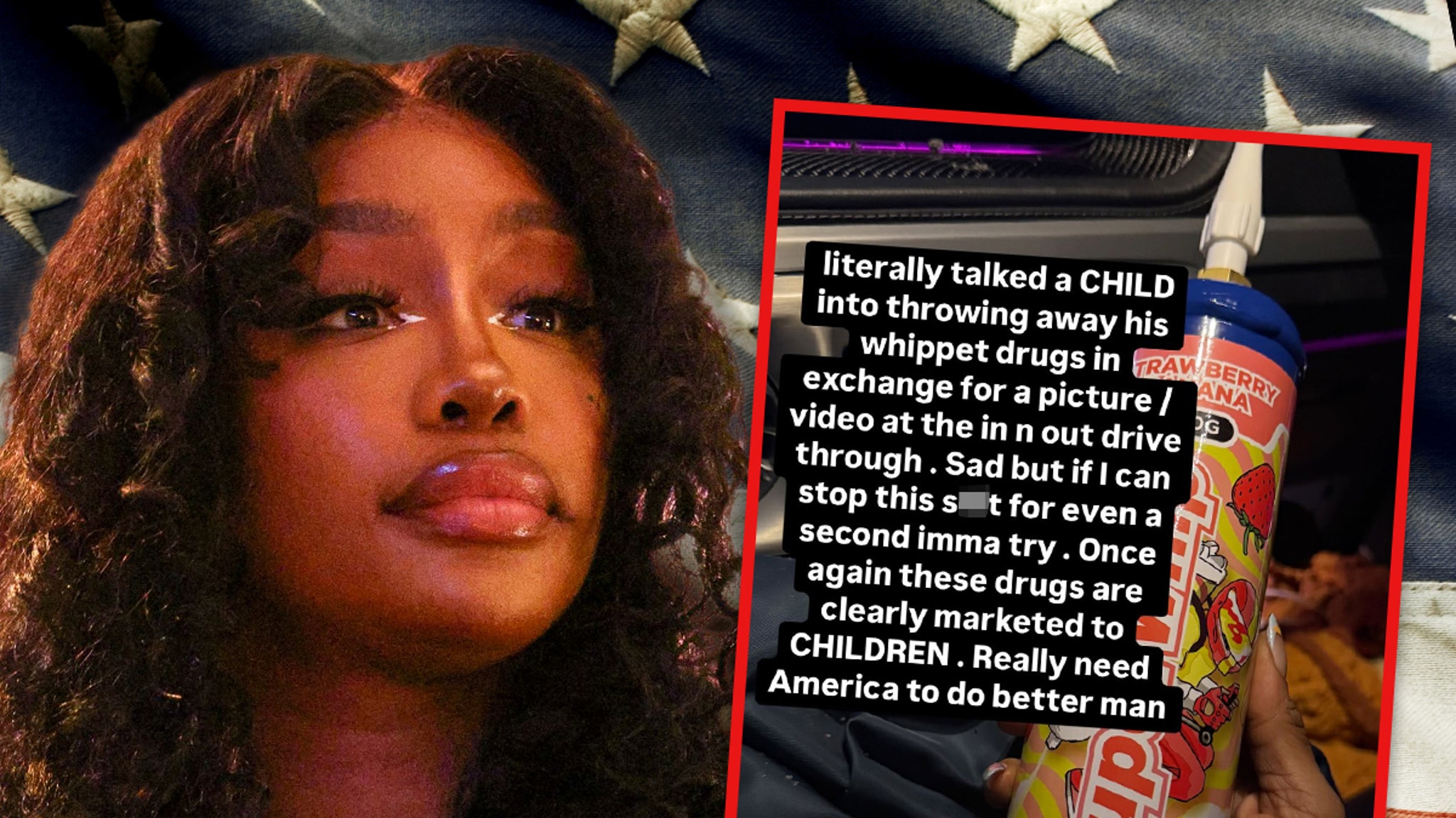 SZA Blames America for Allowing Kids Access to Whippets