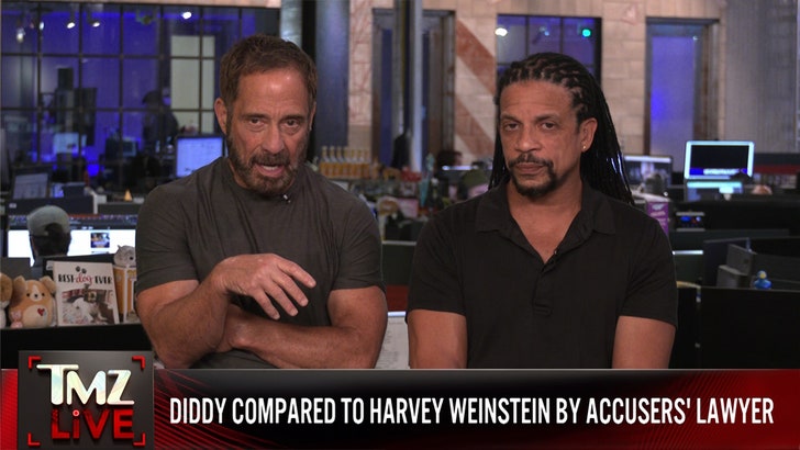 Harvey Weinstein Sued By Diddy Accuser for Alleged Sexual Assault 121824_tmz_live_diddy_kal