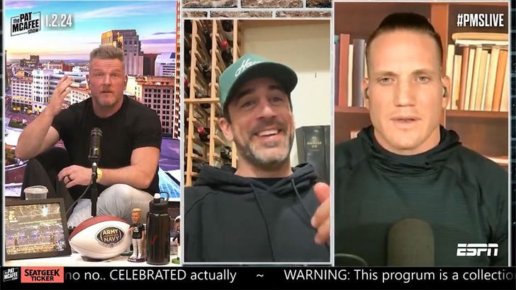 Joe Rogan 'Not Impressed' W/ Aaron Rodgers Comparing 'Ellen' Set To Epstein Island 010224-aaron-rodgers-kal