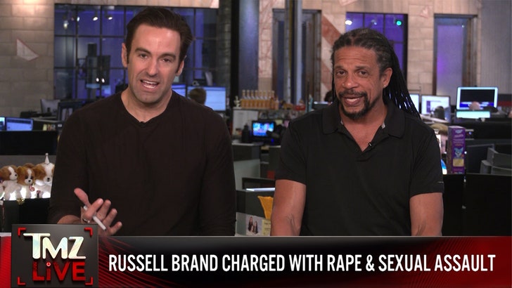 Russell Brand Appears in London Court On Rape Charges, Granted Bail 040425_tmz_live_brand_kal