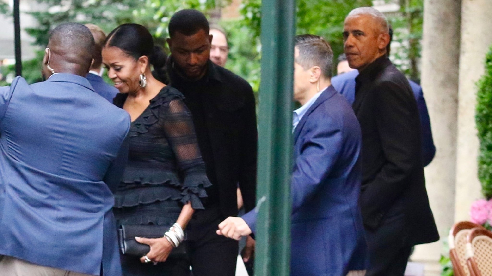 Barack and Michelle Obama Spotted Together at NYC Hotel