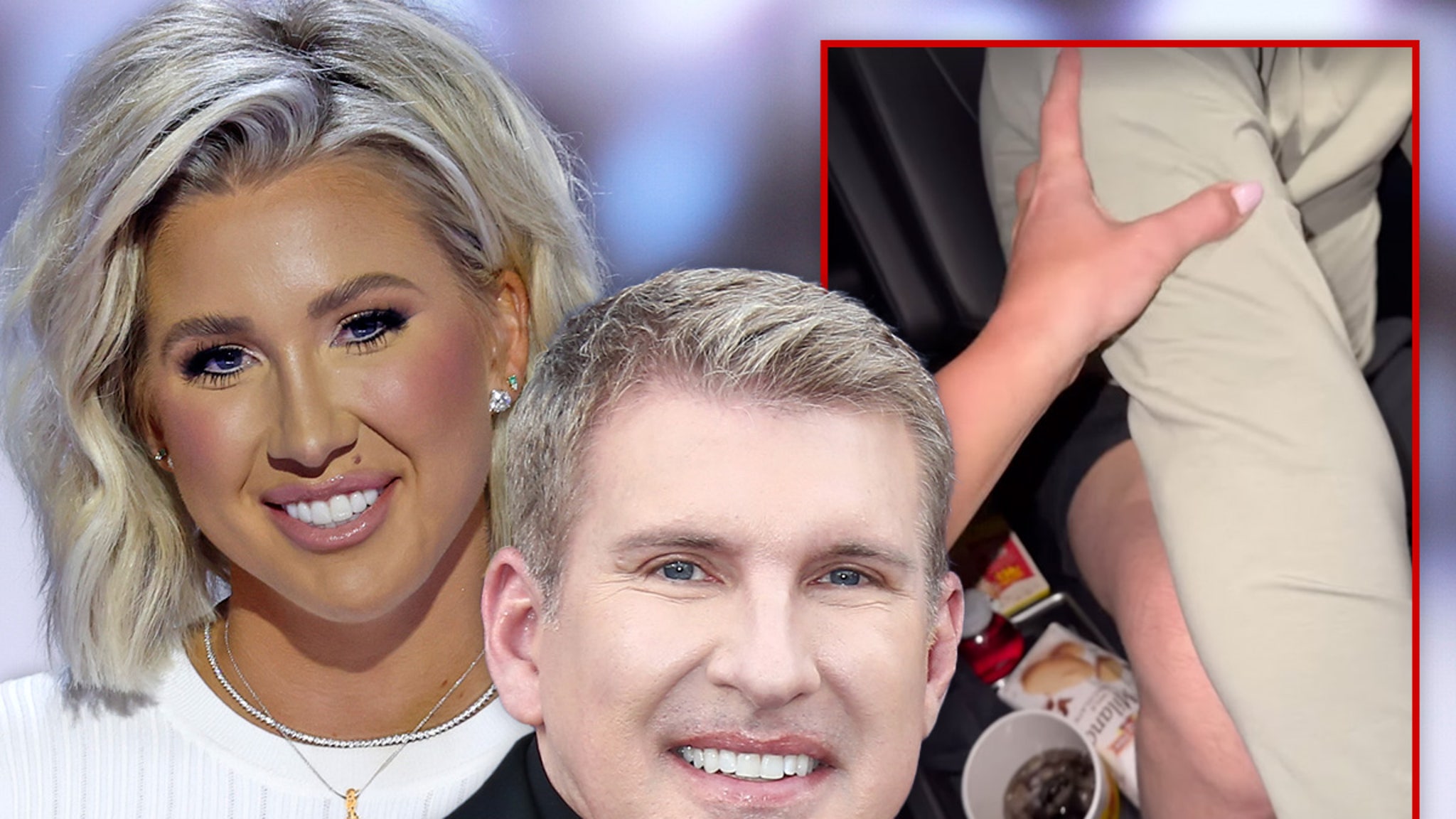 Todd Chrisley Flaunts Muscles to Carsick Savannah After Prison Exit
