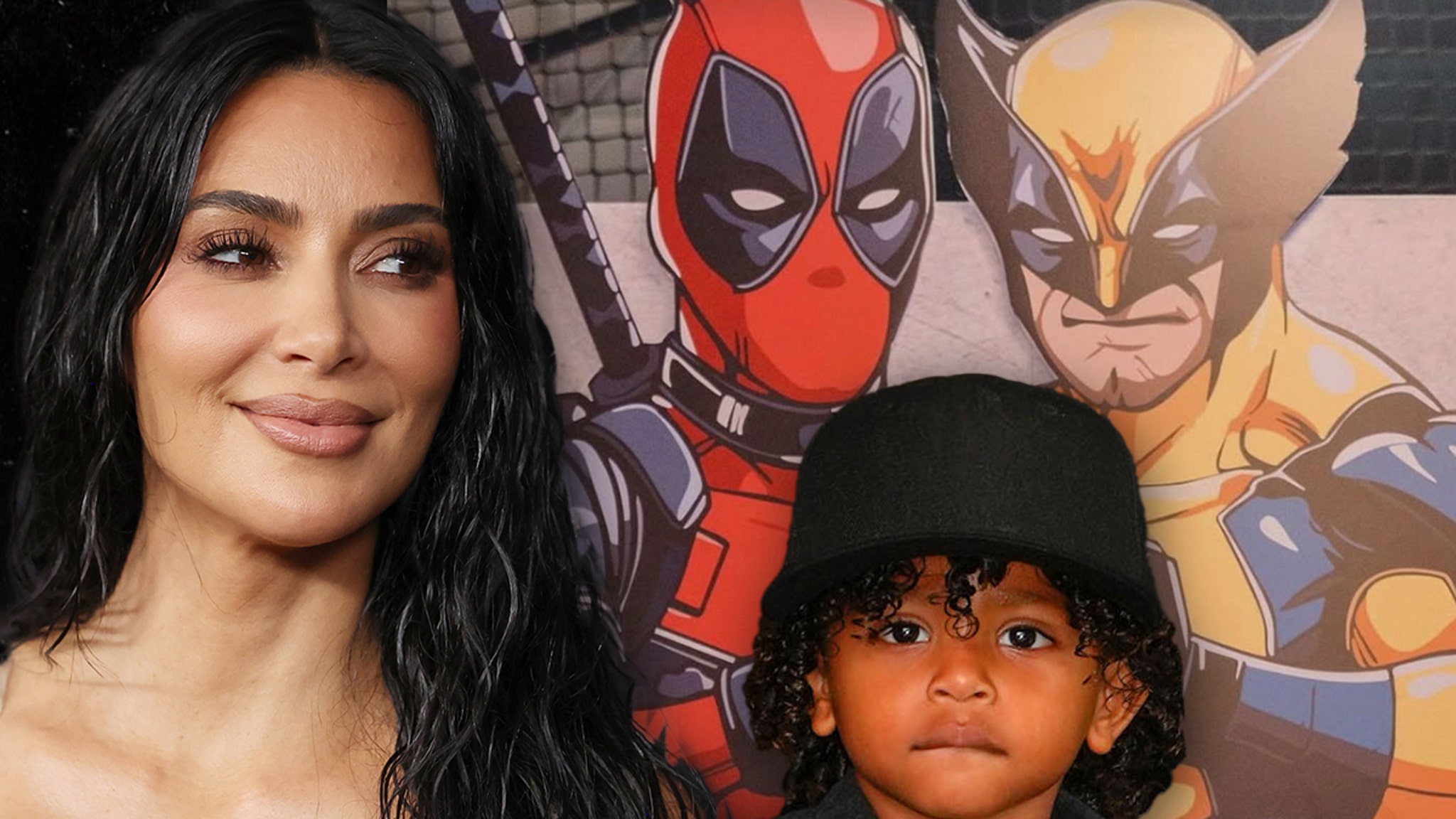 Kim Kardashian Posts Photos of Psalm's 'Deadpool'-Themed B'Day Party