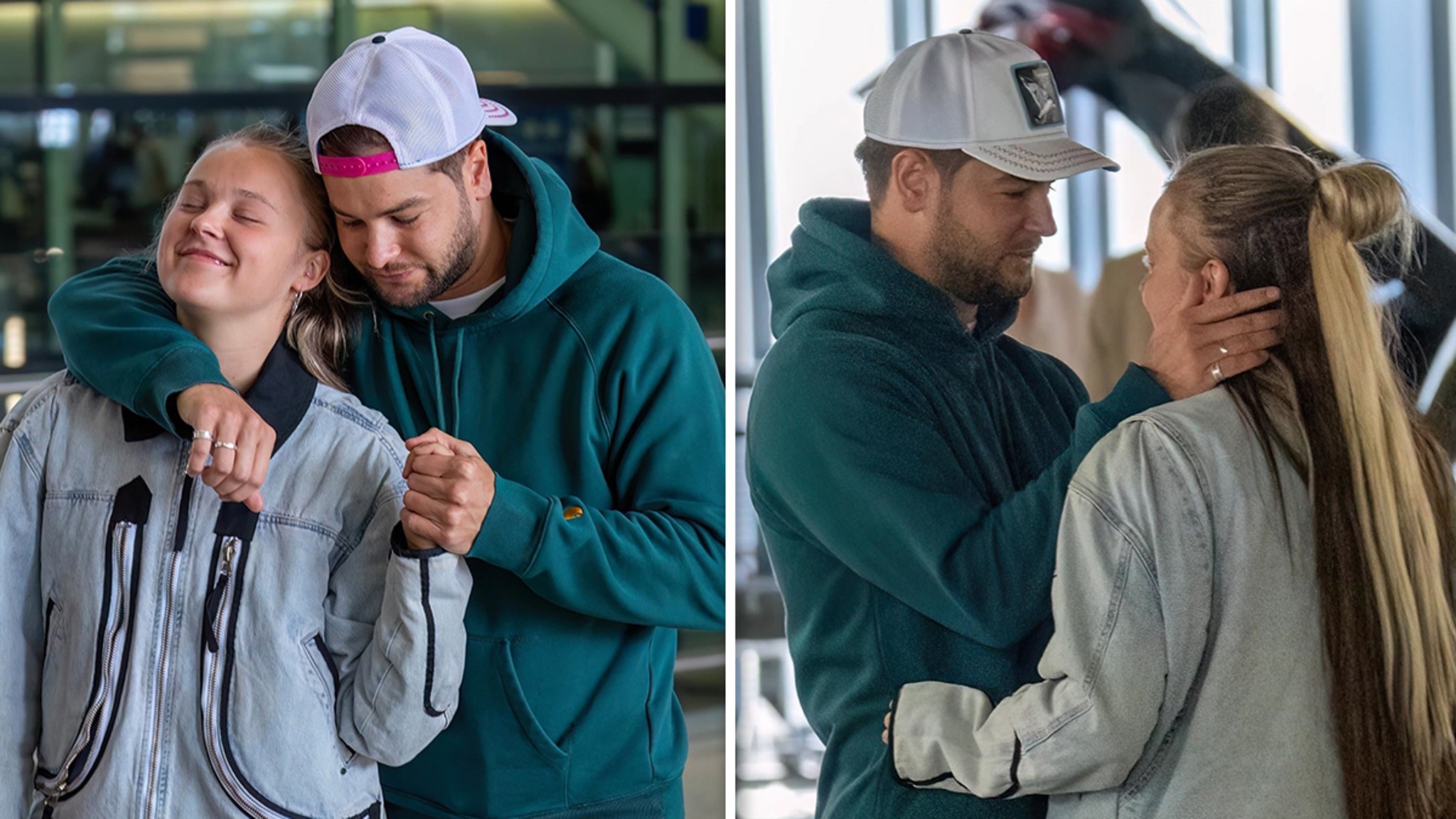 JoJo Siwa Embraces Chris Hughes at Airport After Split From Partner Kath Ebbs