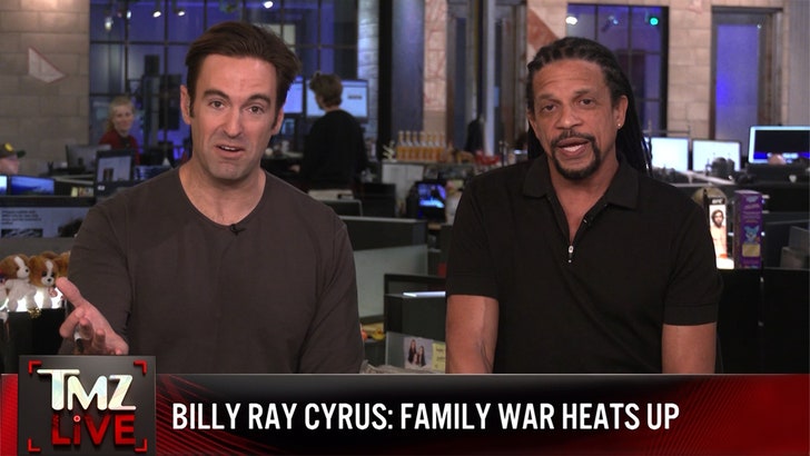 Billy Ray Cyrus Hanging Out With Kids Miley, Braison 012725_tmz_live_billy_ray_kal