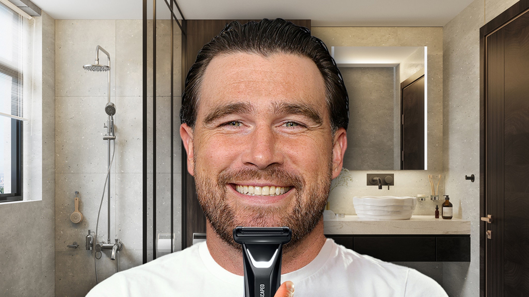 Travis Kelce Offered Hairy Back Solutions, Waxes and Razors!